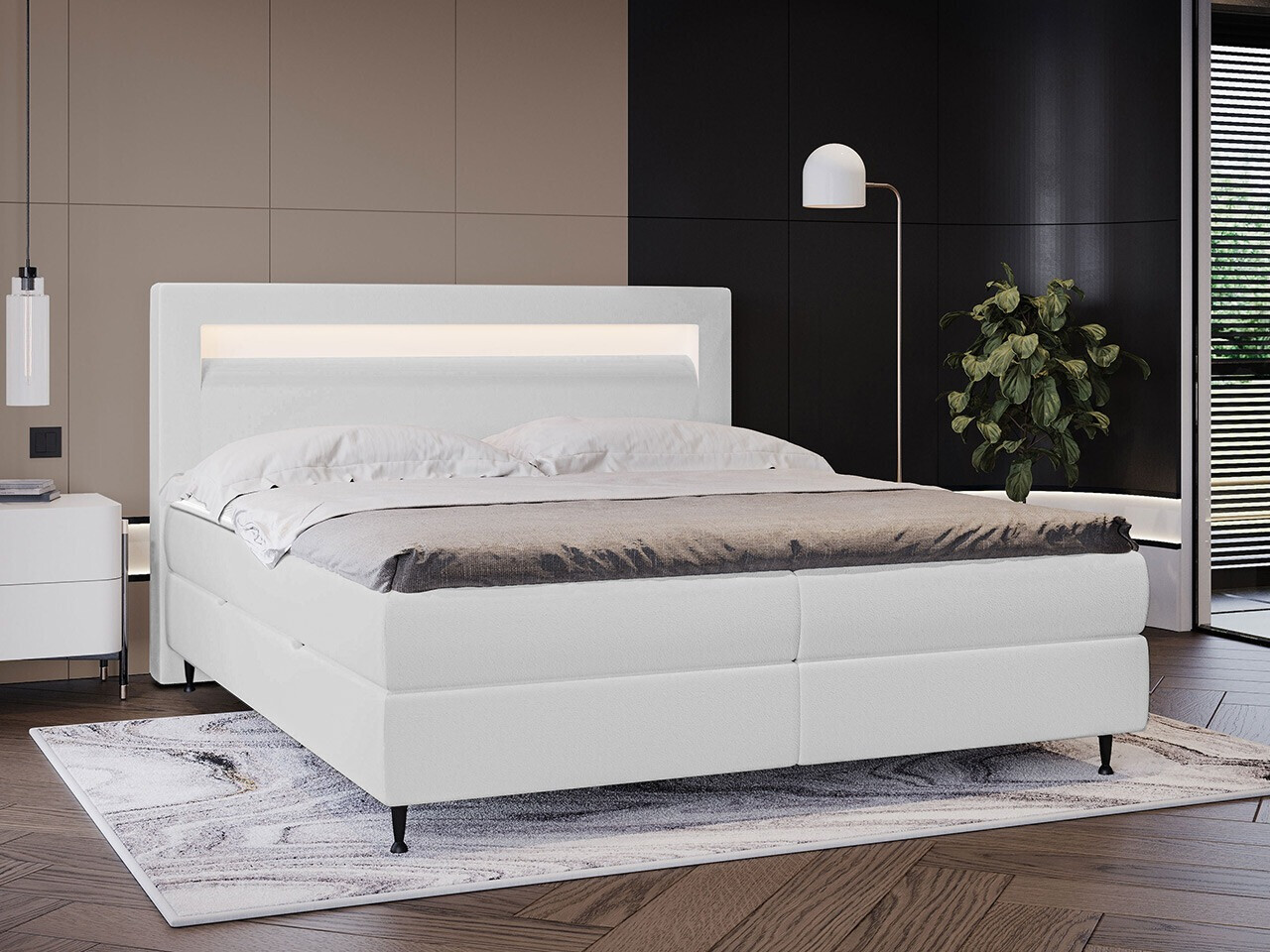 Boxspring postelja ComfiDream Celara (Soft 017)