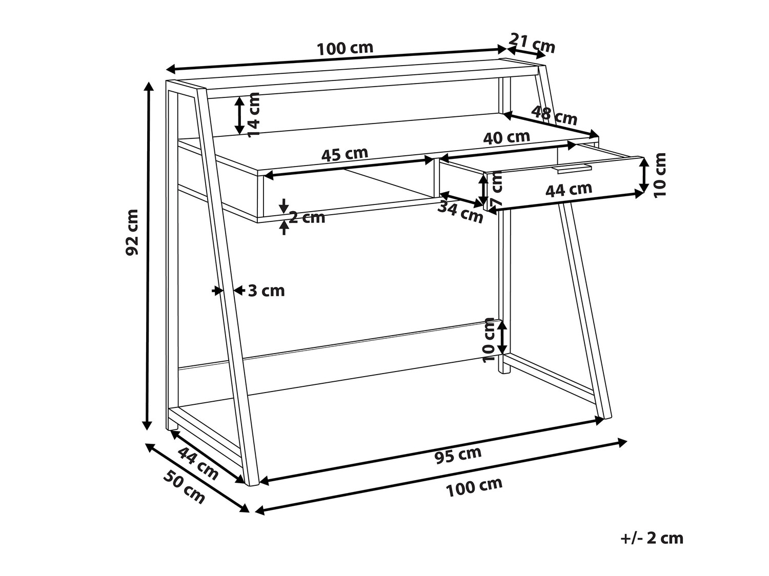 Pisalna miza Berwyn 143