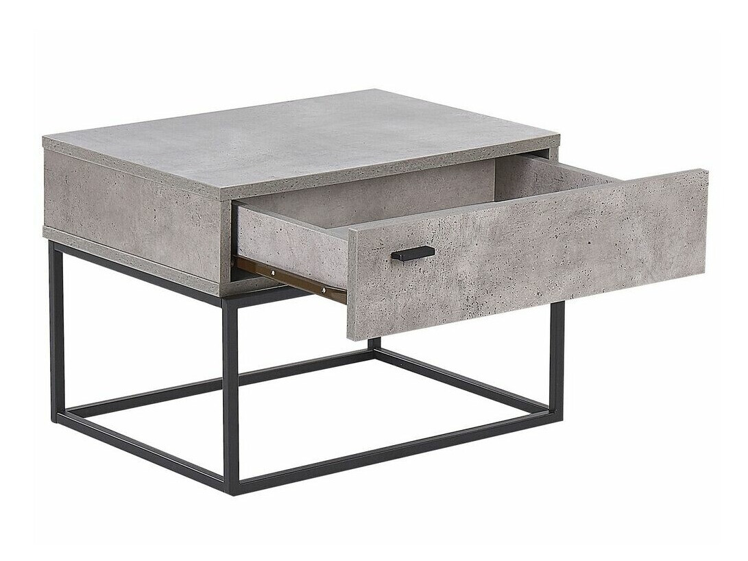 Nočna omarica Berwyn 158 (Siva + Črna)