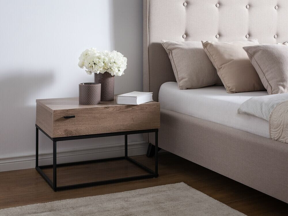 Nočna omarica Berwyn 158 (Temno rjava + Črna)