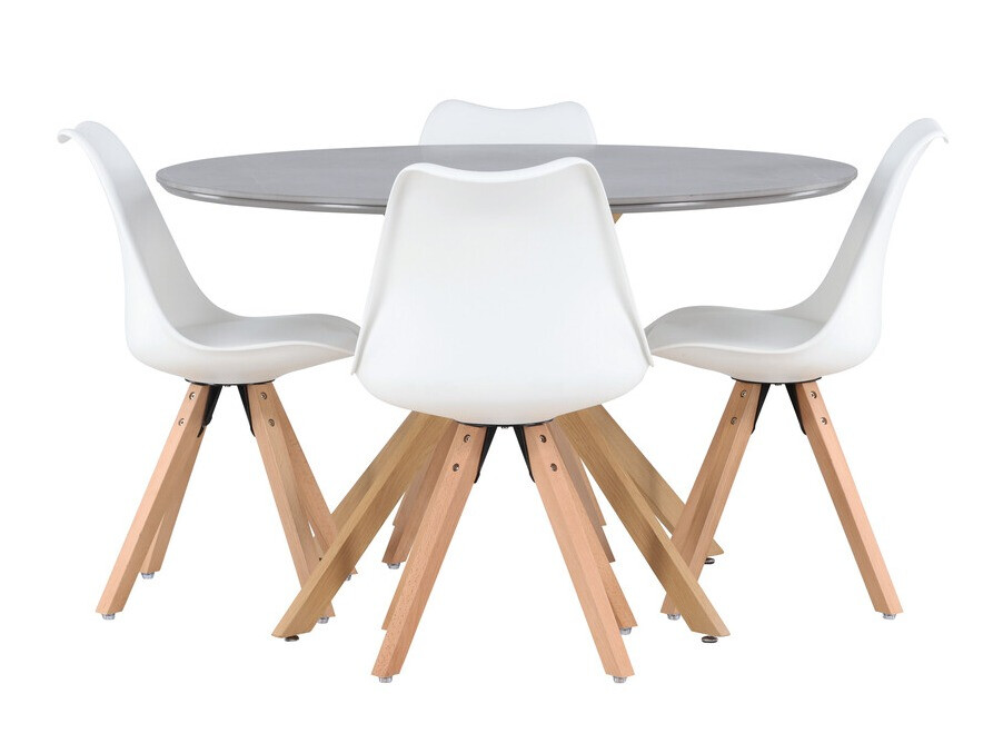 Jedilniški komplet Dallas 4237 (Bela)