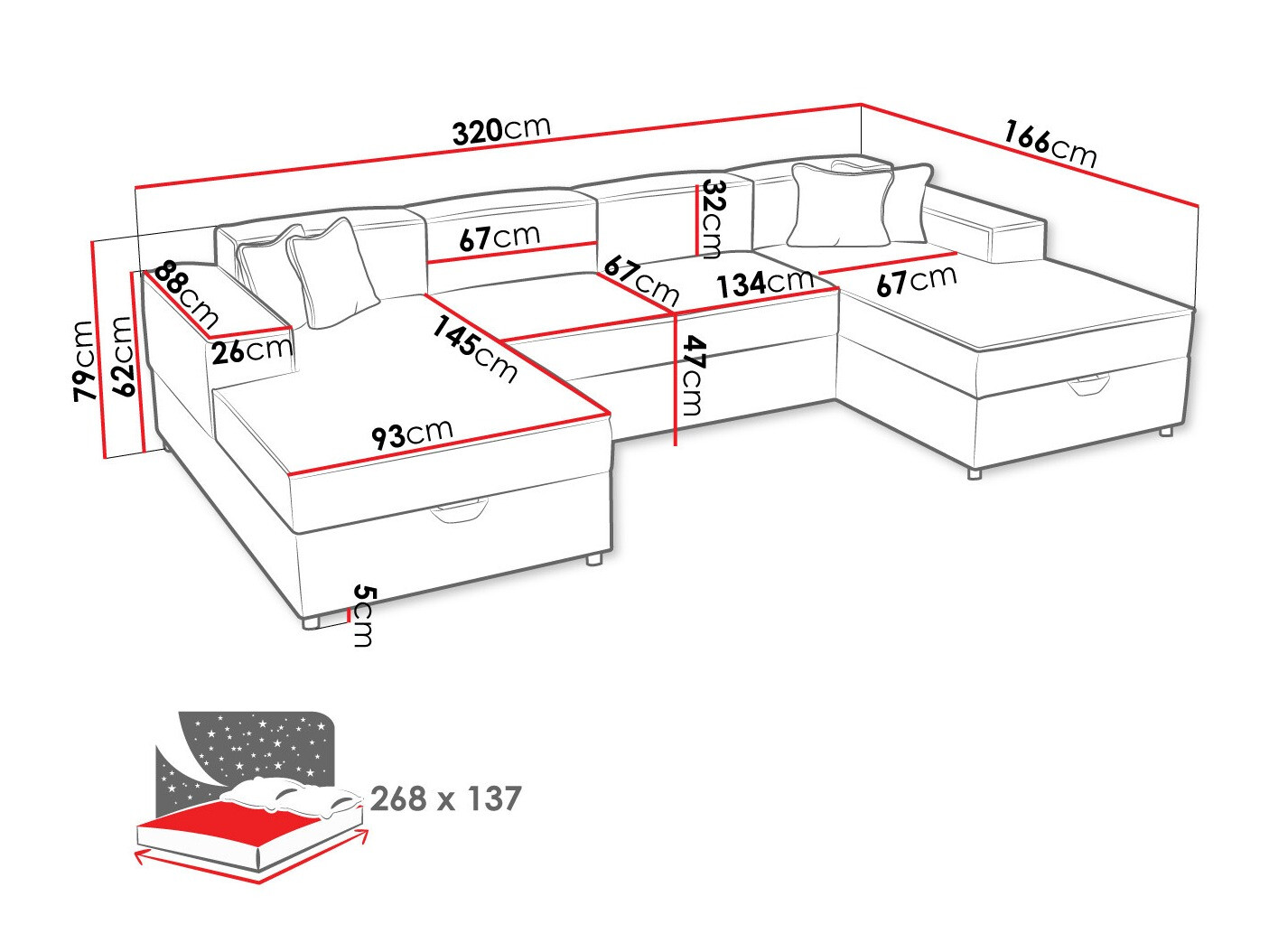 Kotna garnitura Clovis 115 (Poso 02)