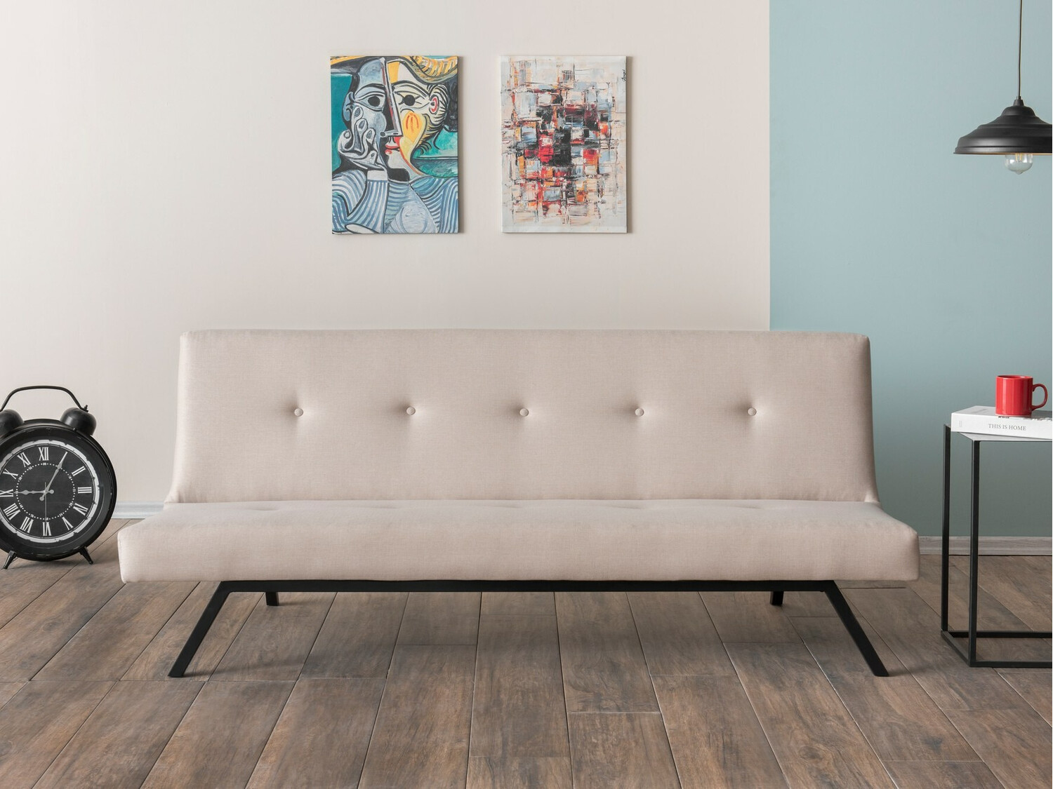 Raztegljiv kavč Altadena 300 (Krema)