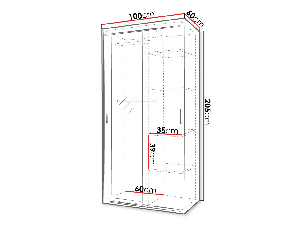 Garderobna omara Hederus I