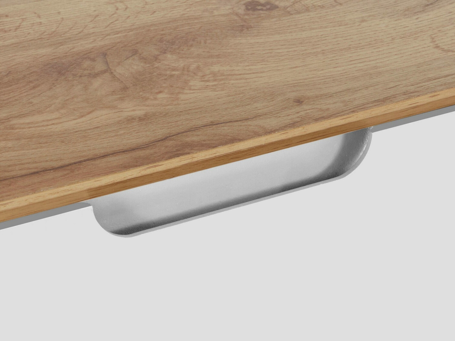 Klubska mizica Dorvou 103 (Bela + Hrast)