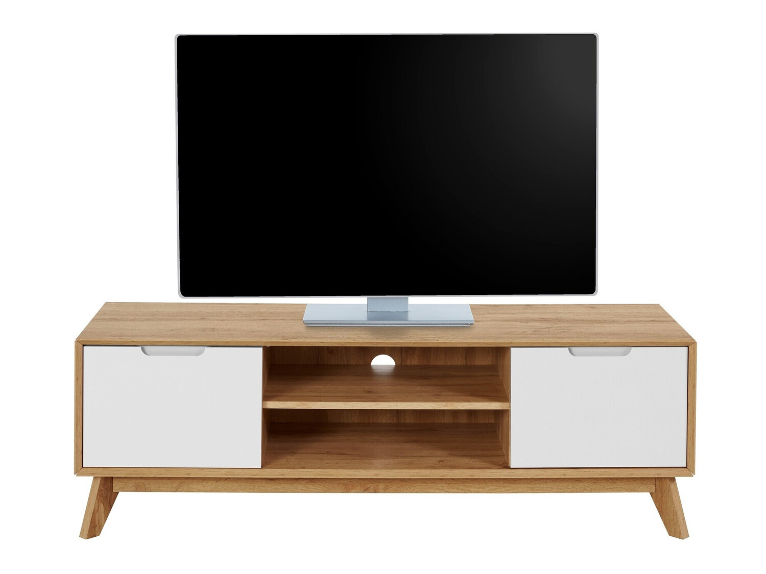 TV-omarica Dorvou 102 (Bela + Hrast)