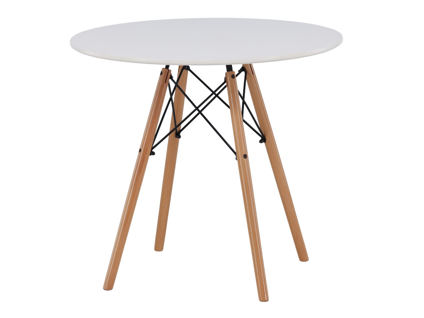 Jedilniški komplet Dallas 4245 (Bela + Črna)