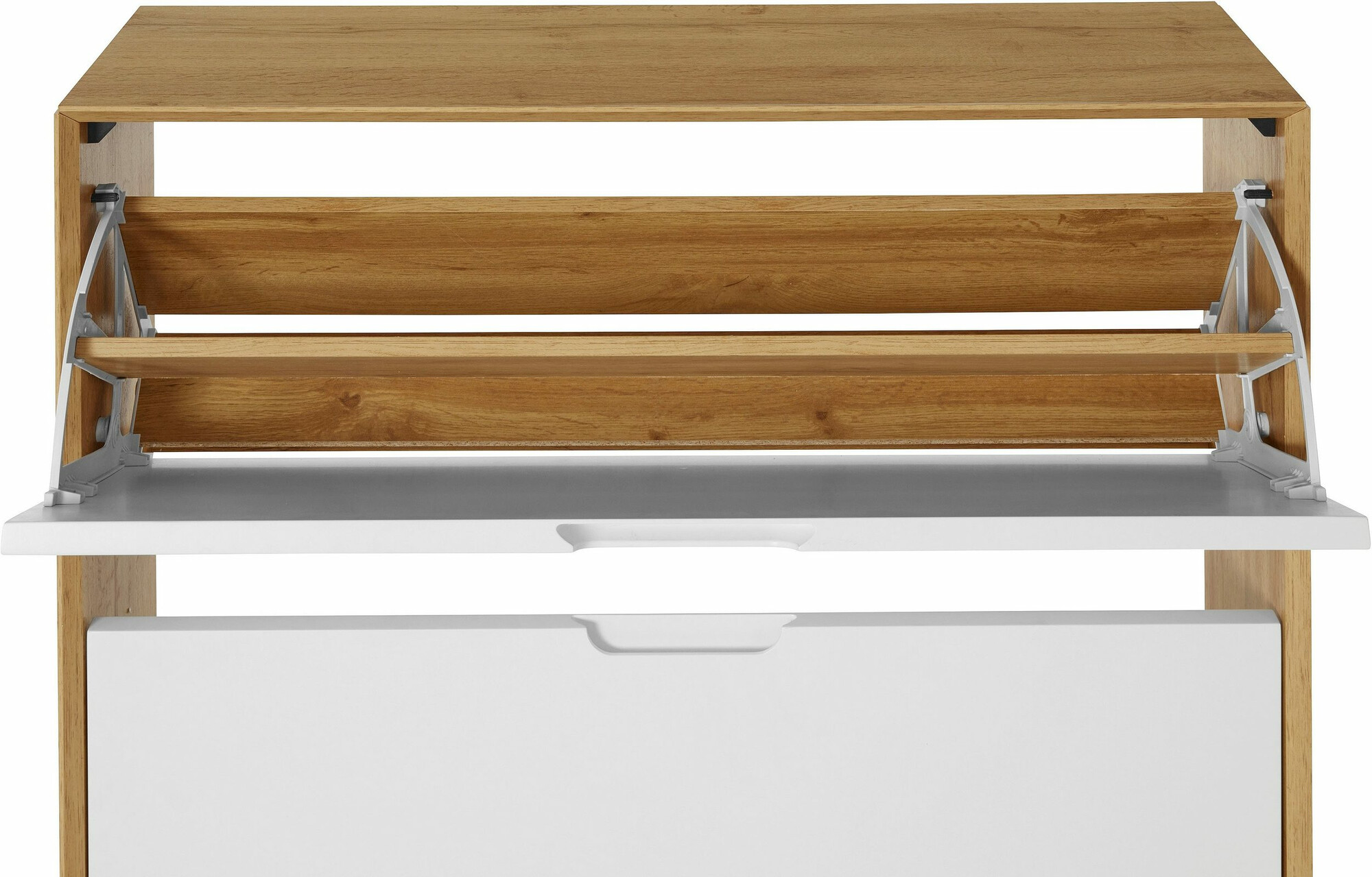 Omarica za čevlje Dorvou 106 (Bela + Hrast)