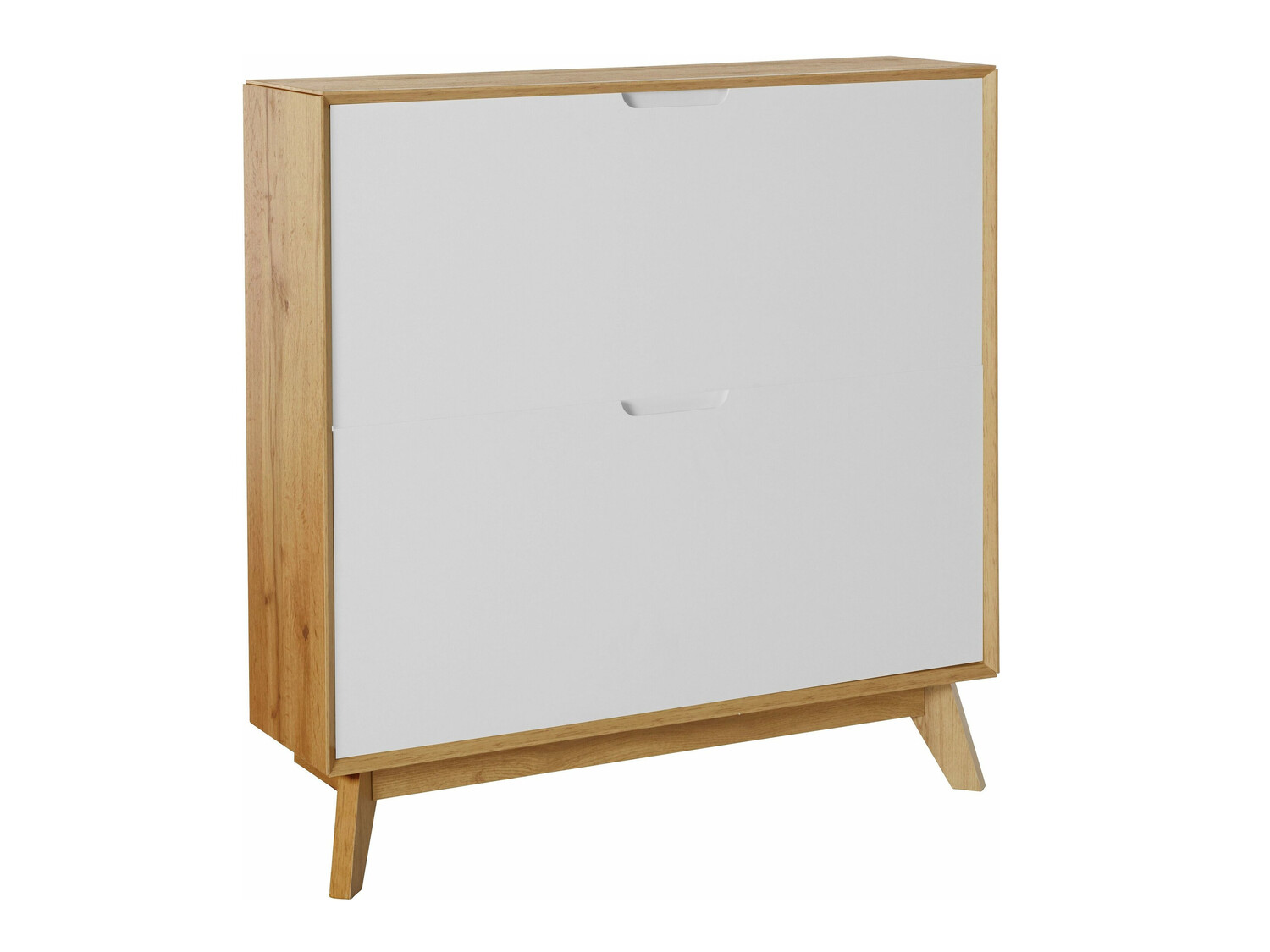 Omarica za čevlje Dorvou 106 (Bela + Hrast)