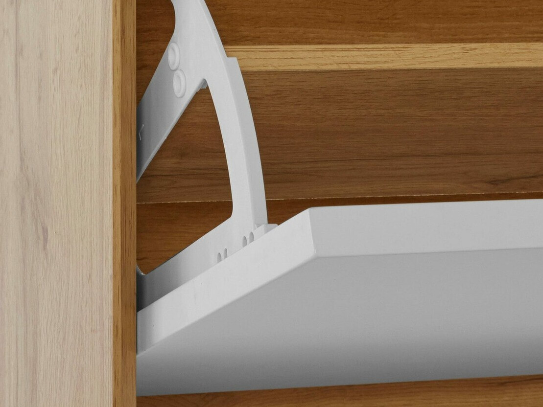 Omarica za čevlje Dorvou 106 (Bela + Hrast)