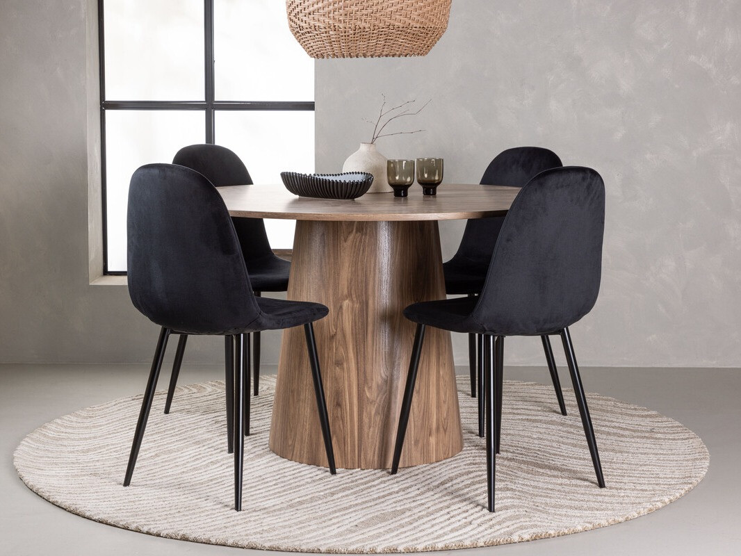 Jedilniški komplet Dallas 4246 (Rjava)