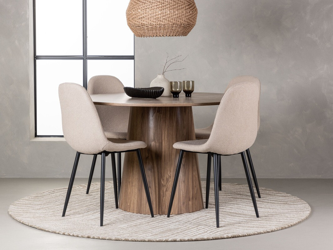 Jedilniški komplet Dallas 4247 (Rjava)