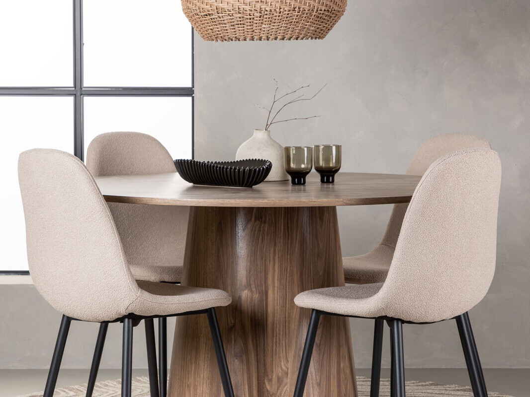 Jedilniški komplet Dallas 4247 (Rjava)