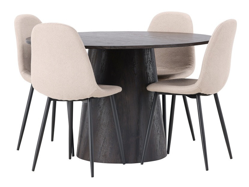 Jedilniški komplet Dallas 4247 (Temno rjava)