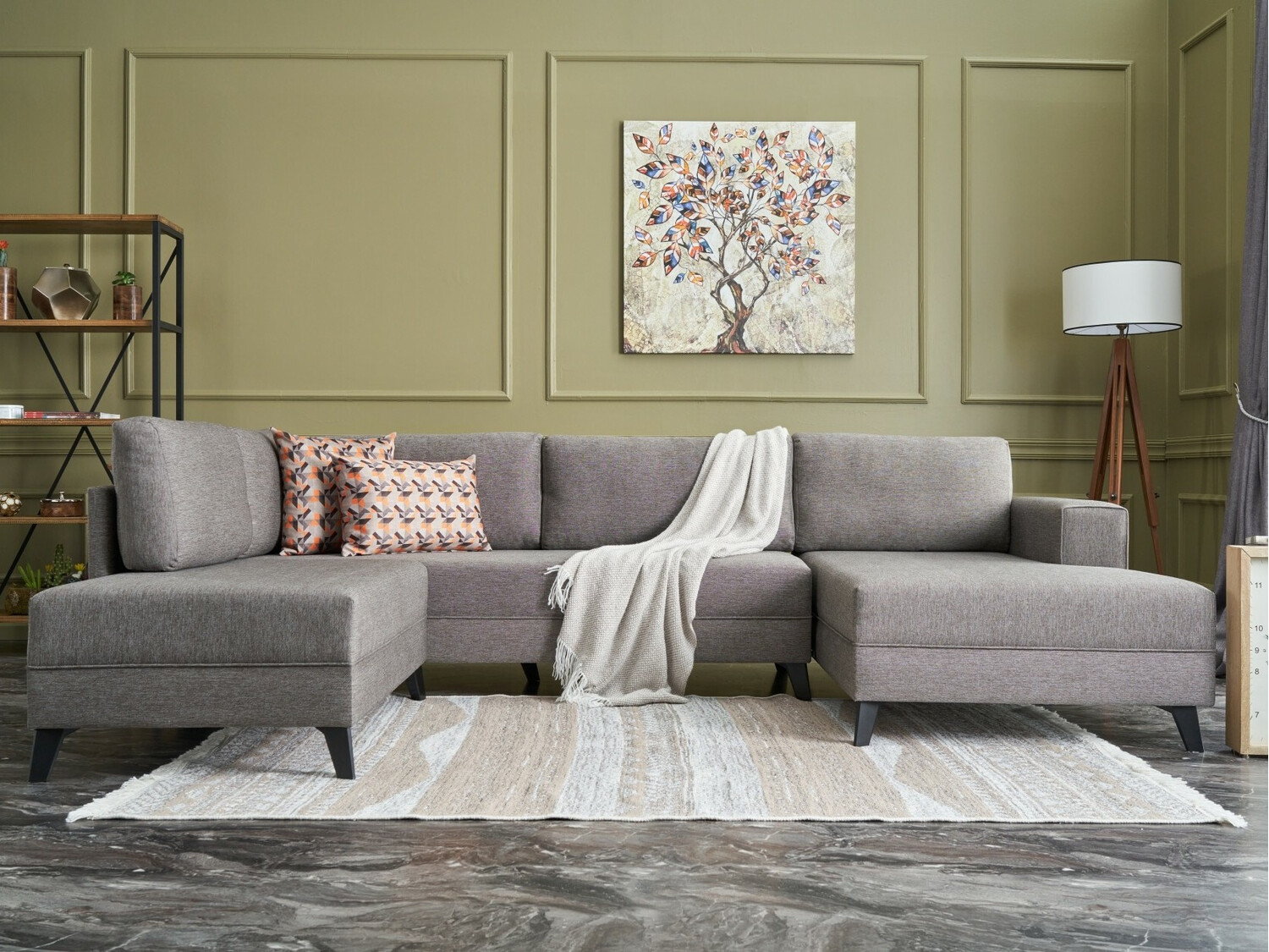 Kotna garnitura Altadena 315 (Siva)