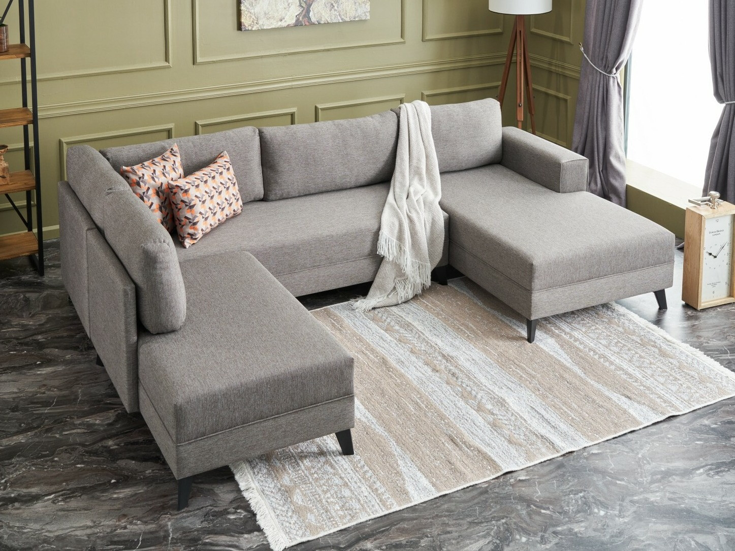 Kotna garnitura Altadena 315 (Siva)