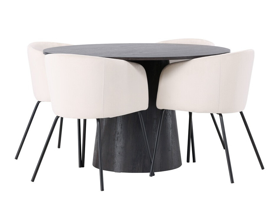 Jedilniški komplet Dallas 4249 (Temno rjava)