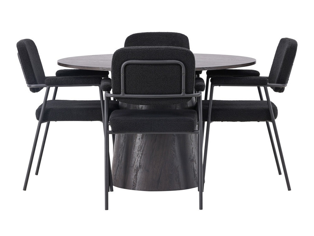 Jedilniški komplet Dallas 4250 (Temno rjava)