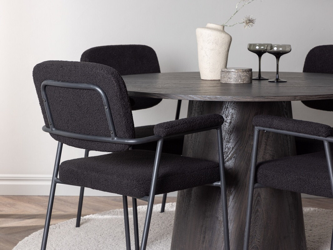 Jedilniški komplet Dallas 4250 (Temno rjava)