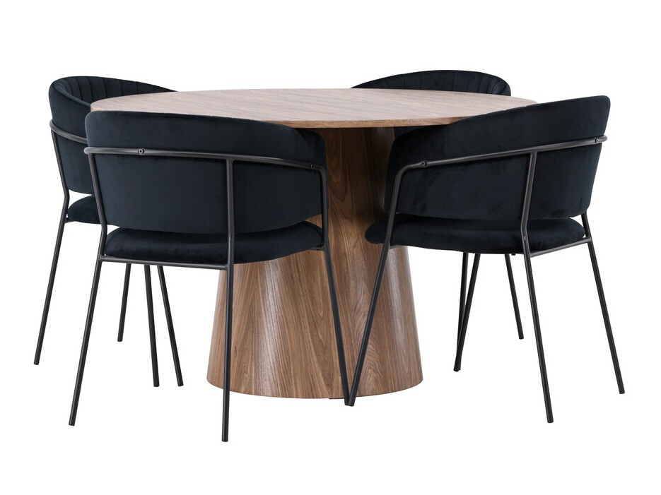 Jedilniški komplet Dallas 4254 (Rjava)