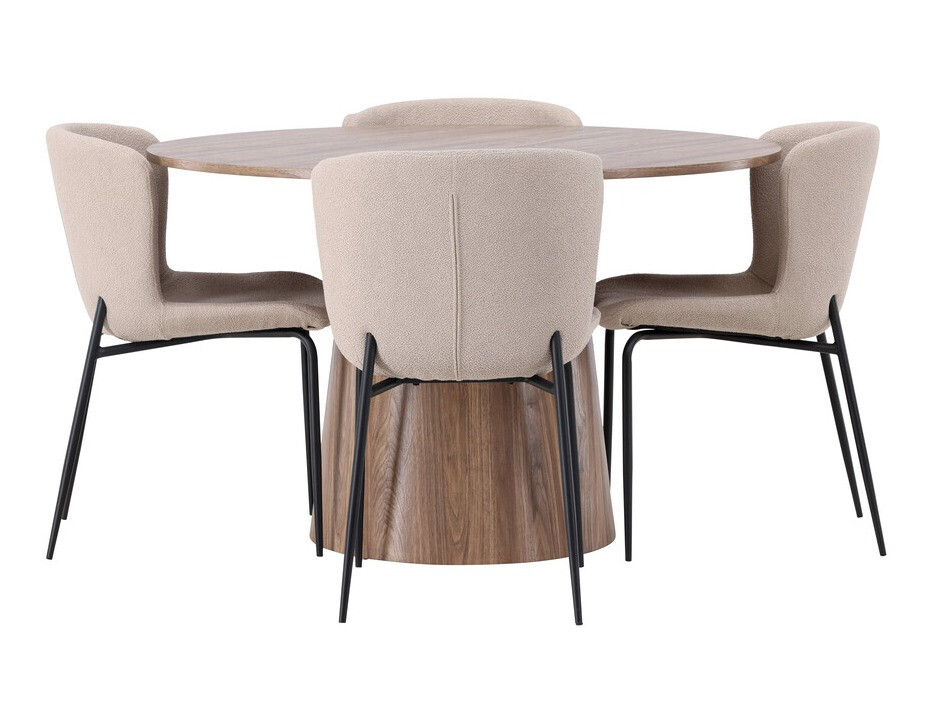 Jedilniški komplet Dallas 4257 (Rjava)