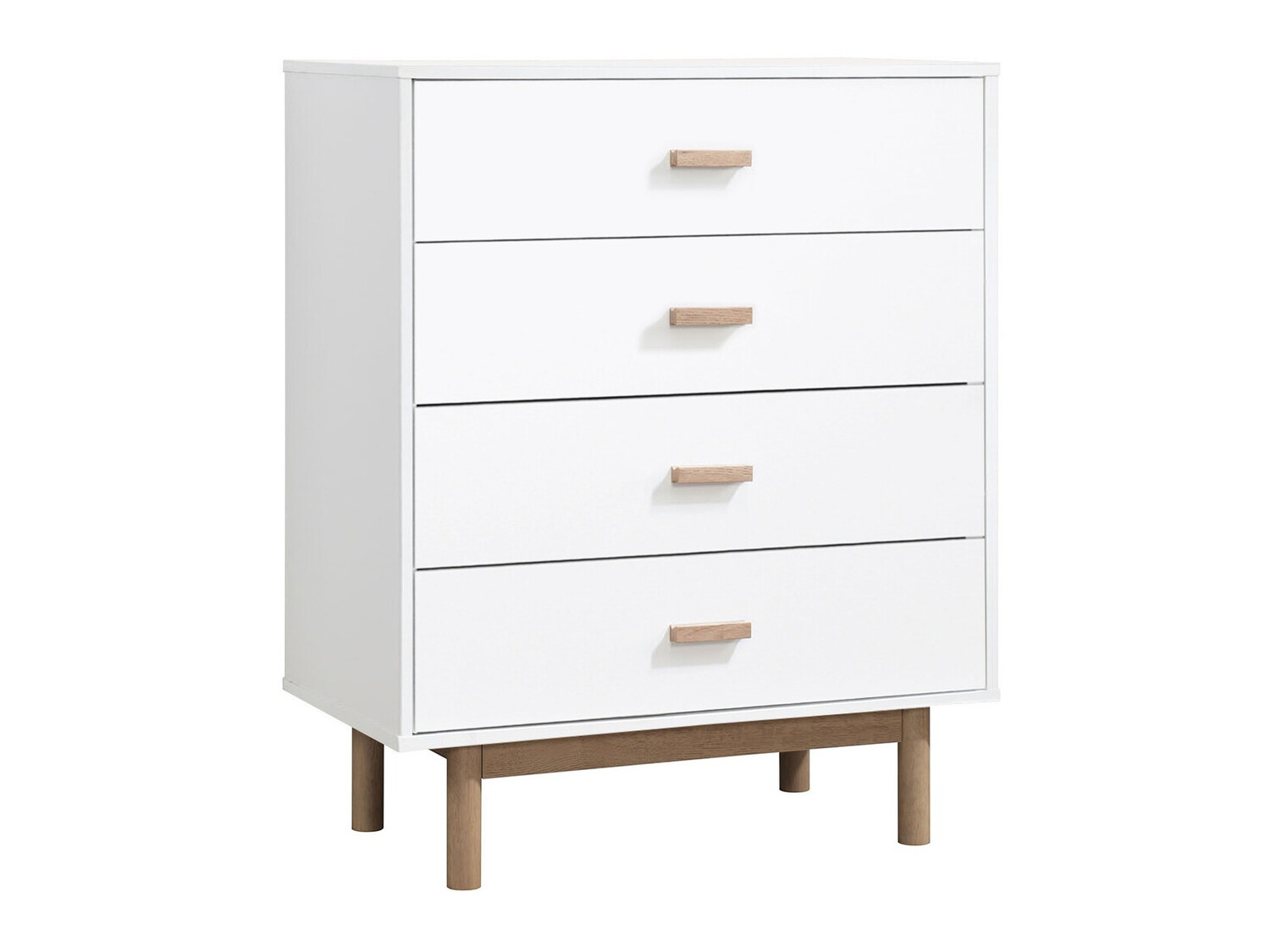 Komoda Nolcalu 103 (Bela + Hrast)