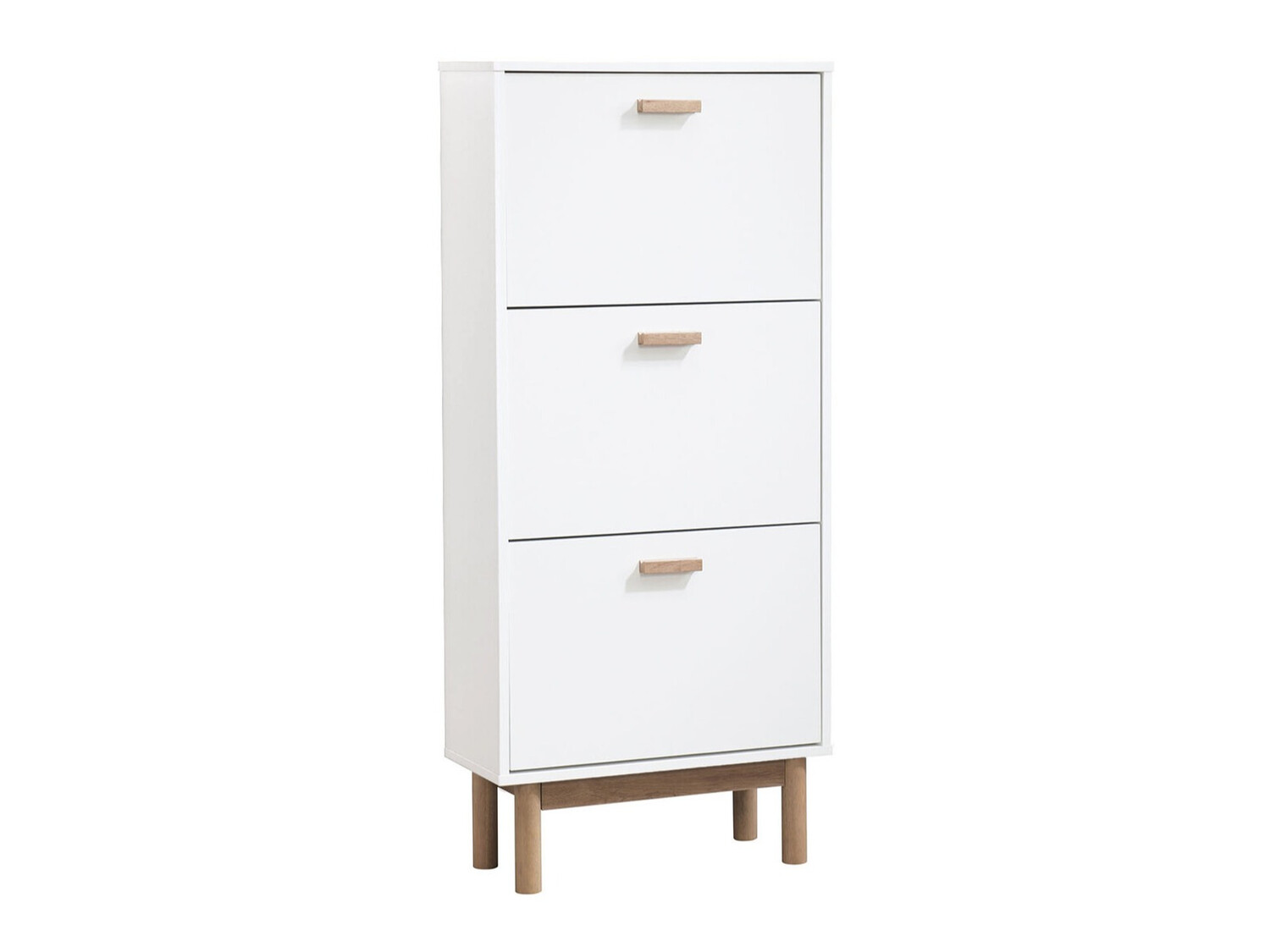 Omarica za čevlje Nolcalu 105 (Bela + Hrast)