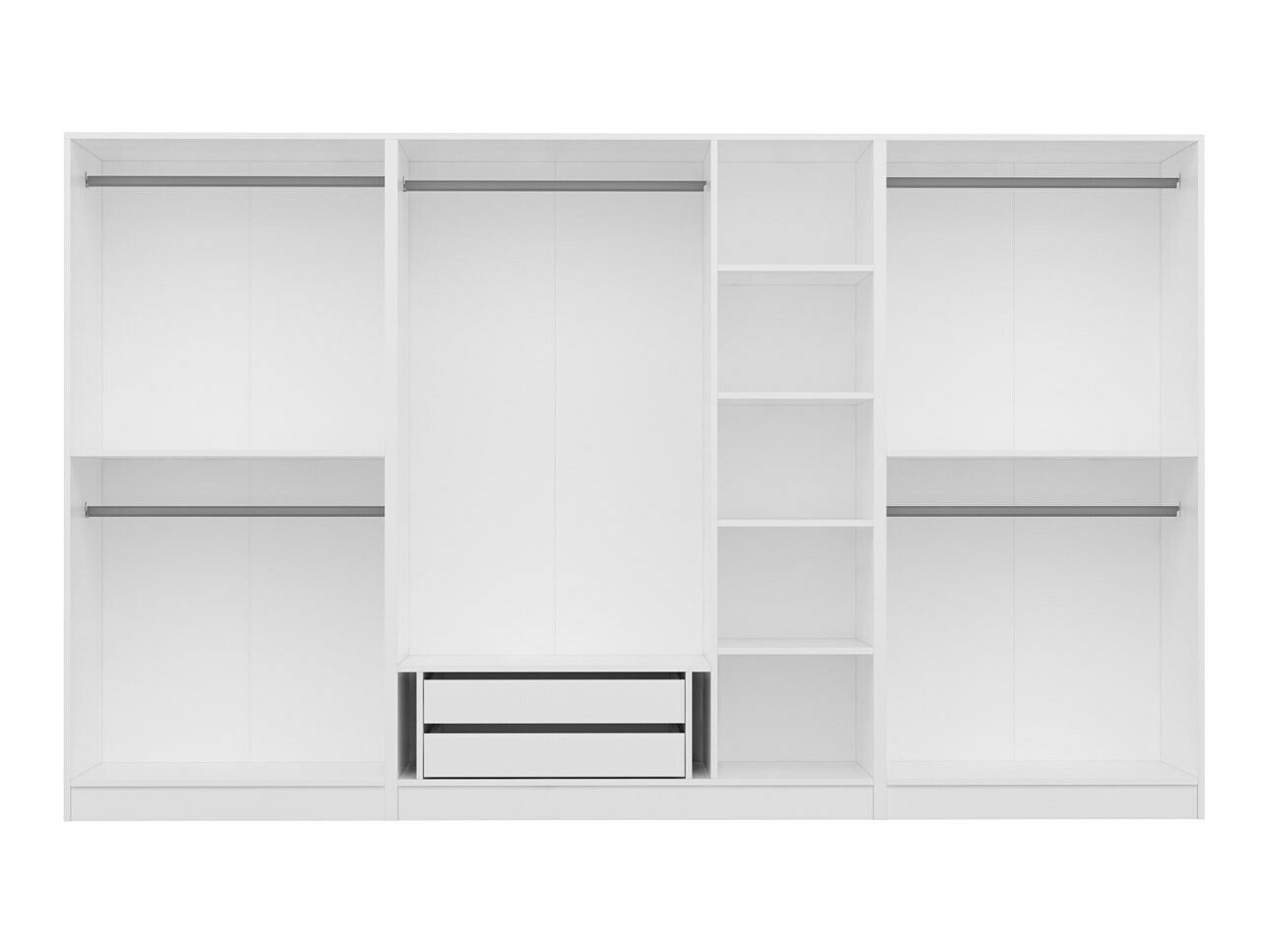 Garderobna omara Kailua L164 (Bela)