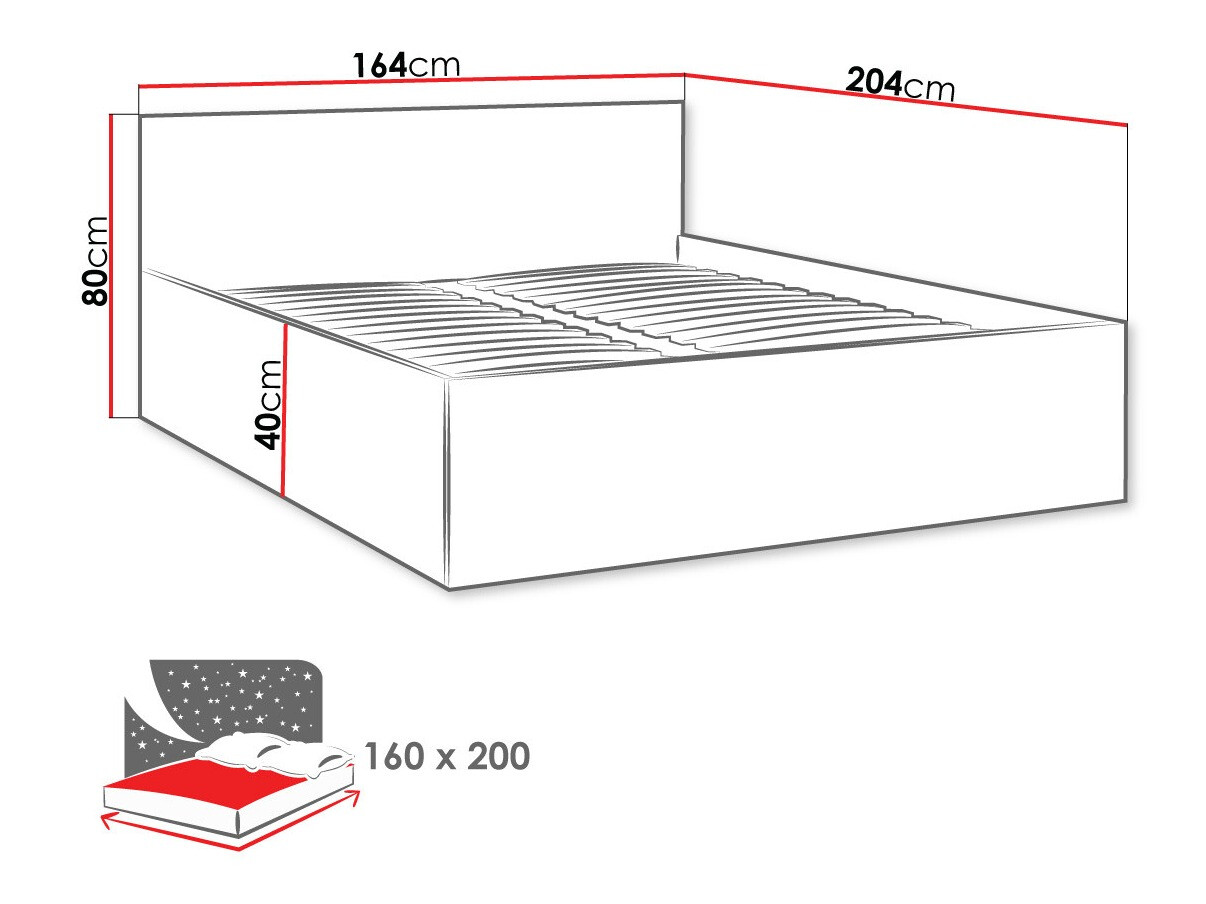 Postelja Comfivo Pastor