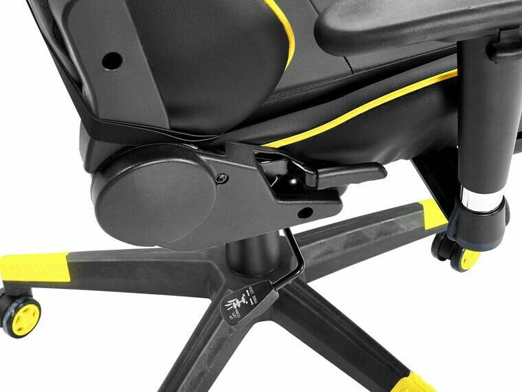 Gaming stol Berwyn 183 (Črna + Rumena)