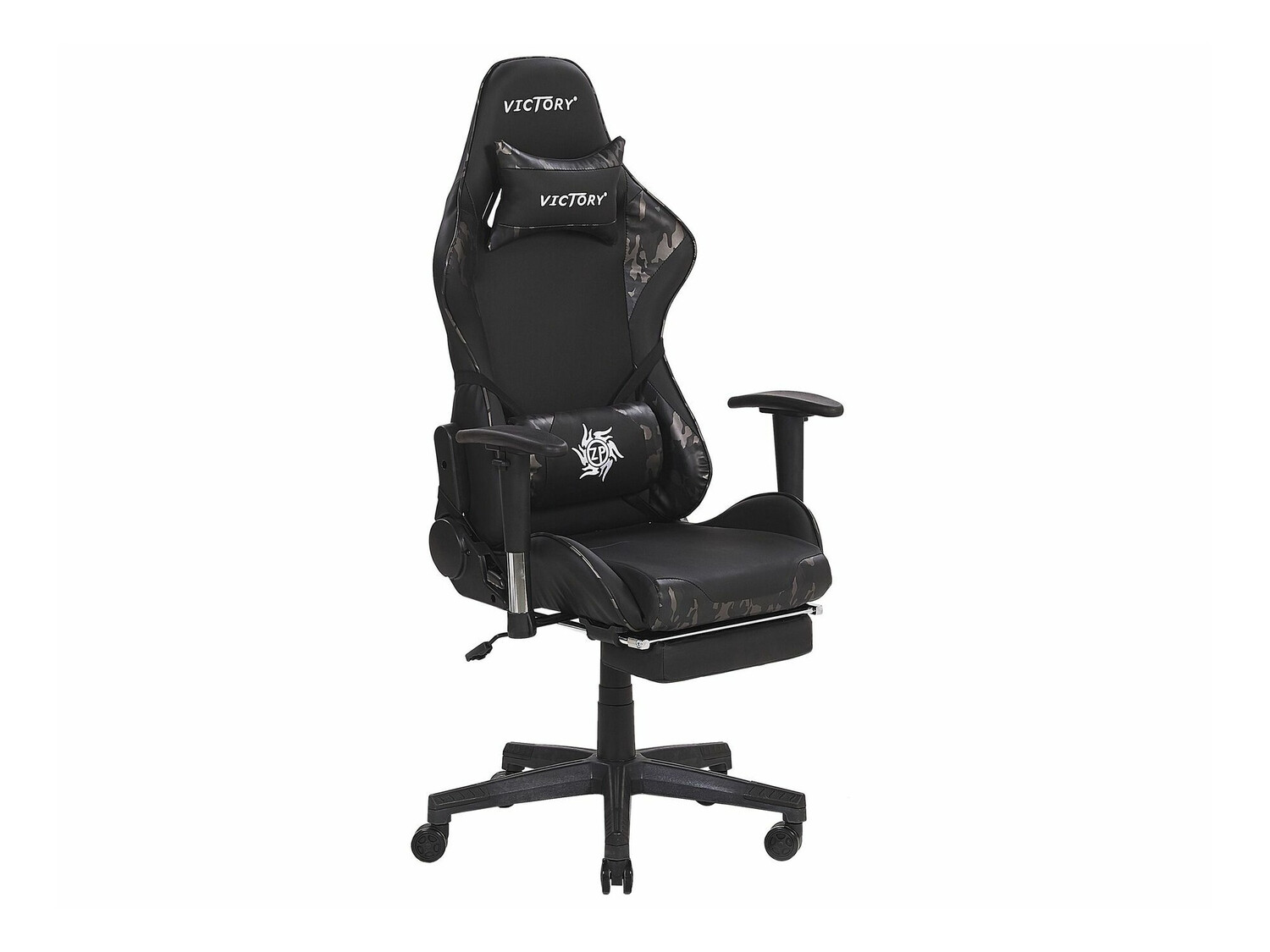 Gaming stol Berwyn 183 (Črna + Siva)