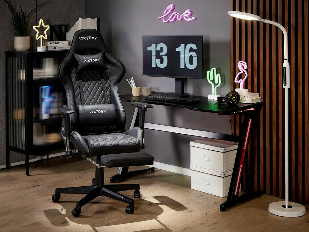 Gaming stol Berwyn 183 (Črna)