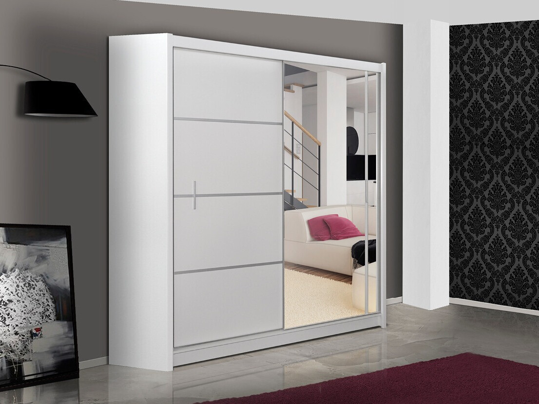 Garderobna omara Honolulu 197 (Bela)