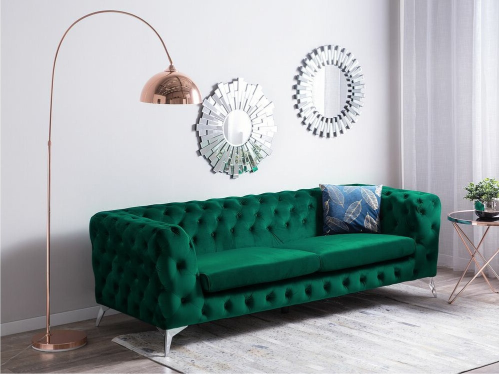 Kavč chesterfield Berwyn 185 (Zelena)
