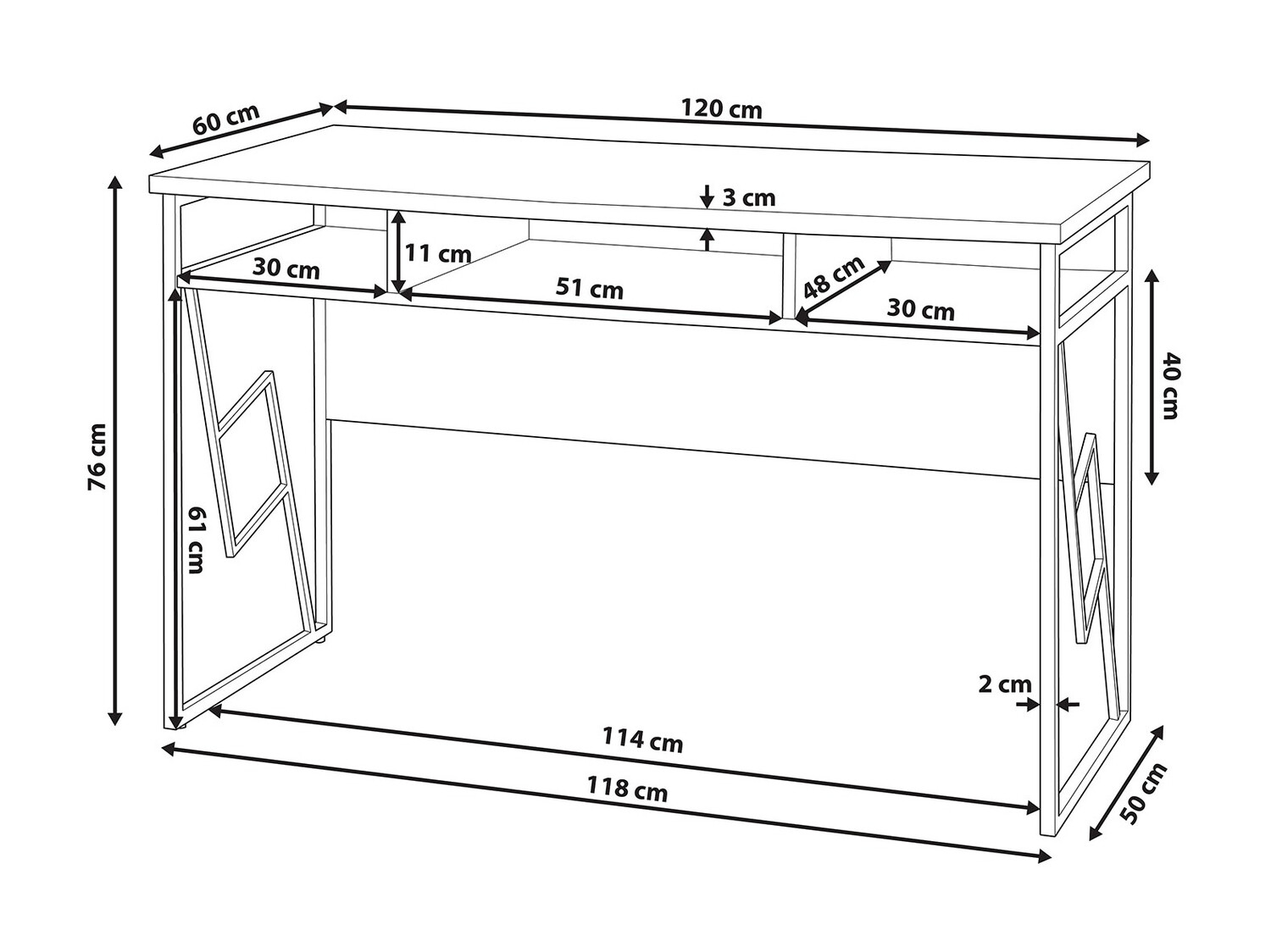Pisalna miza Mirlevi 100