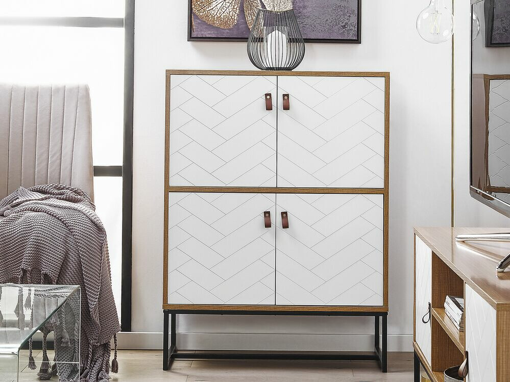 Omarica Fiotivu 100 (Bela + Črna + Svetel les)