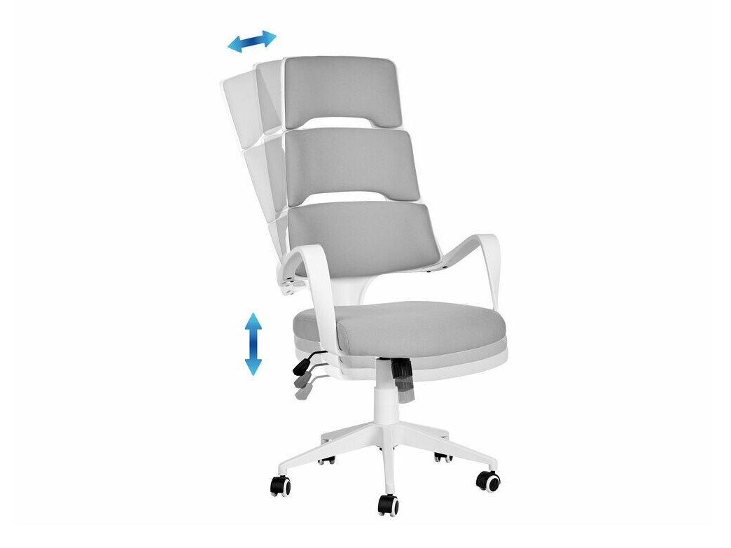 Pisarniški stol Berwyn 221 (Bela + Siva)