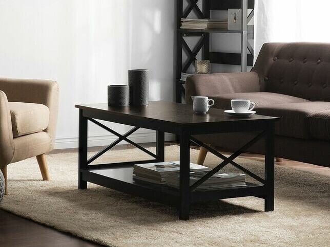 Klubska mizica Cateti 102 (Črna)