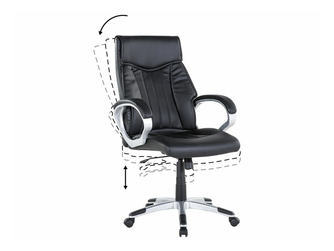 Pisarniški stol Berwyn 283 (Črna)