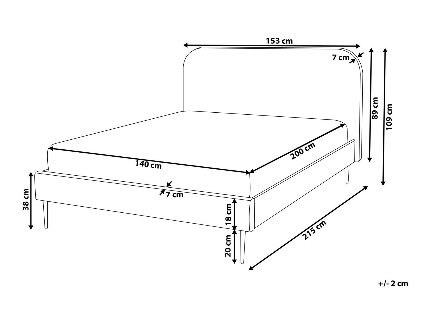 Postelja Berwyn 328 (Rumena + Zlata)