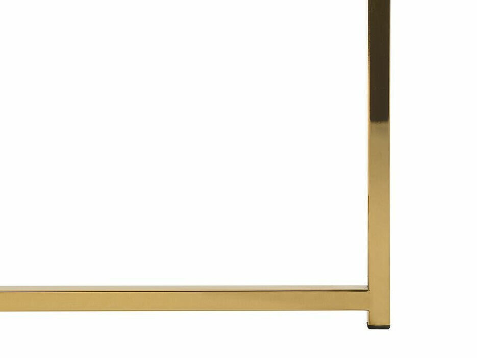 Klubska mizica Berwyn 392 (Beli marmor + Zlata)