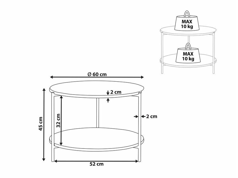 Klubska mizica Berwyn 411