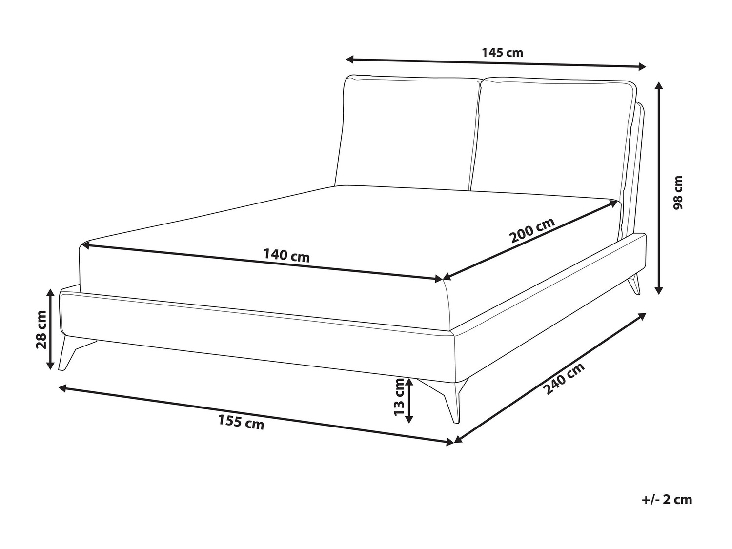 Postelja Berwyn 422 (Bež)