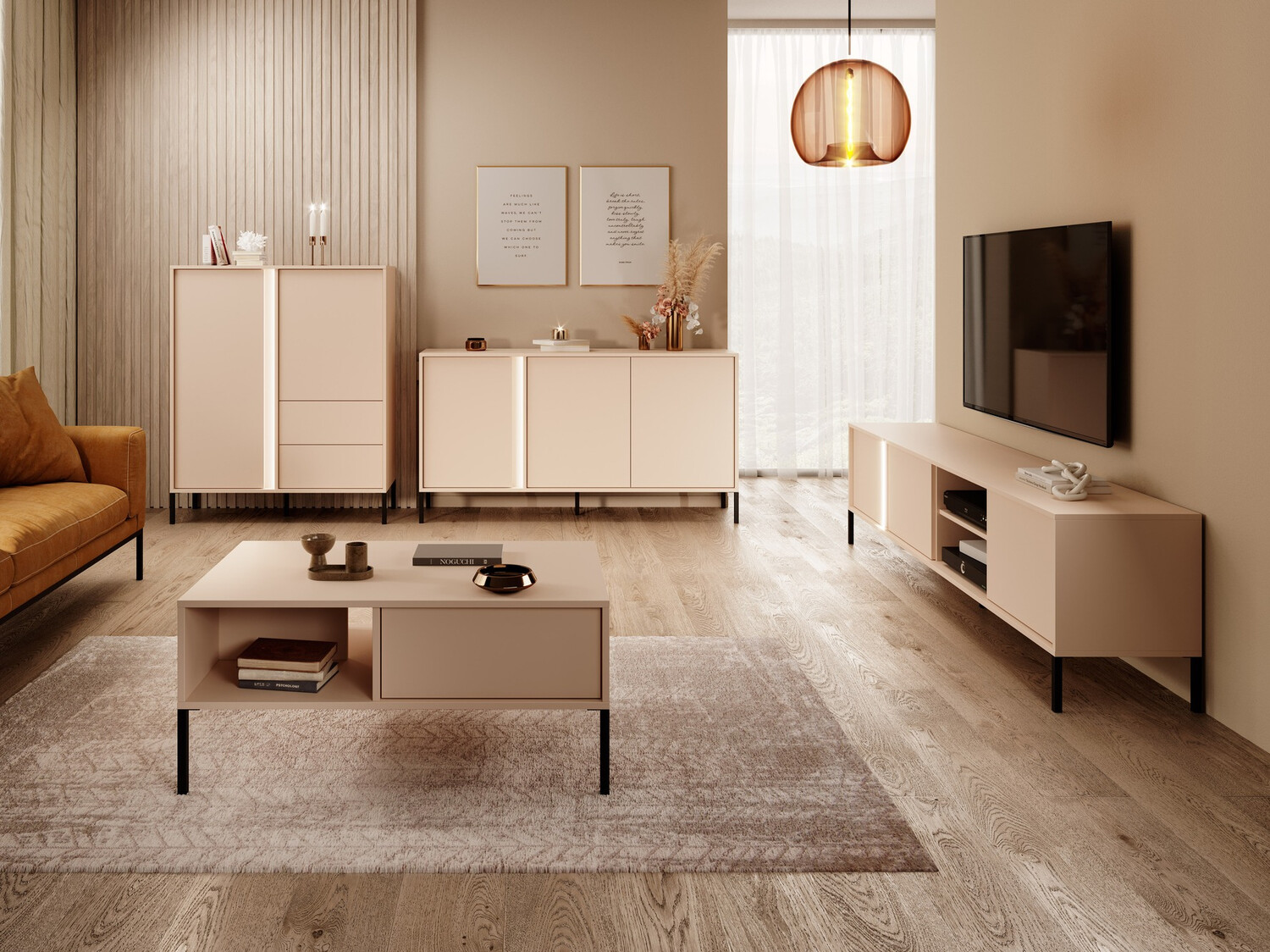 Komplet za dnevno sobo Orltoru 108