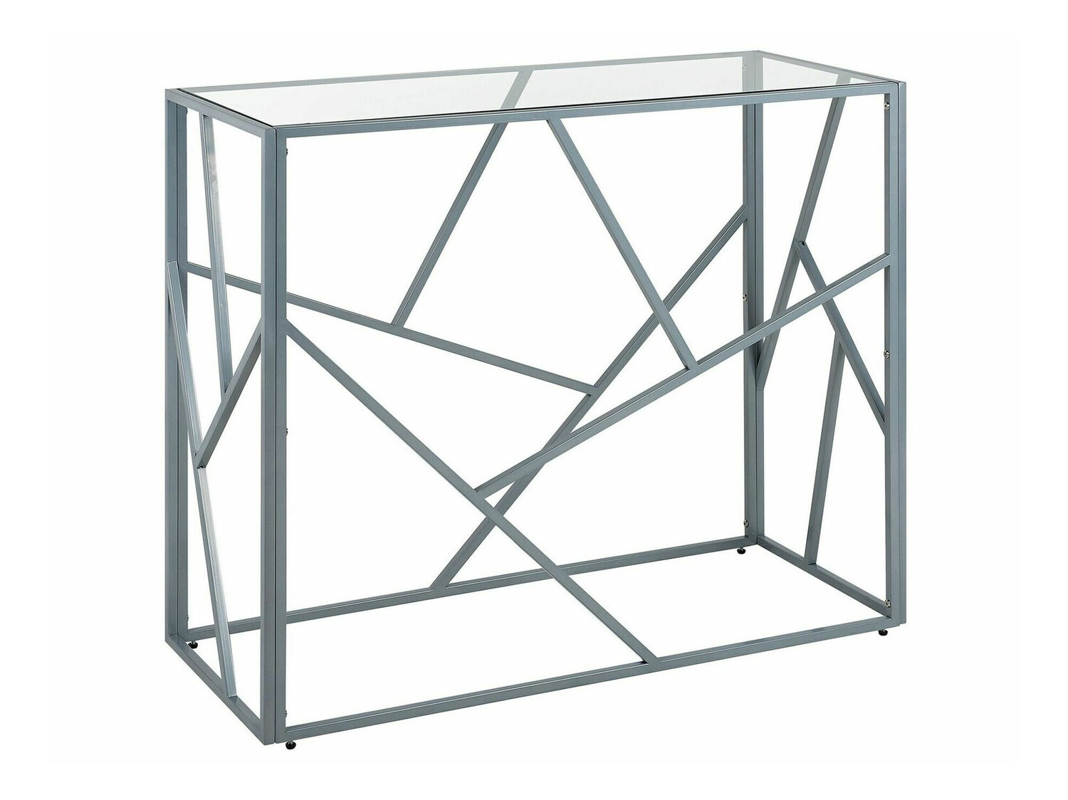 Konzolna miza Berwyn 484 (Srebrna)