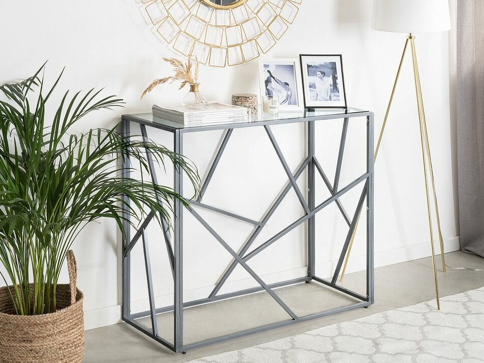 Konzolna miza Berwyn 484 (Srebrna)