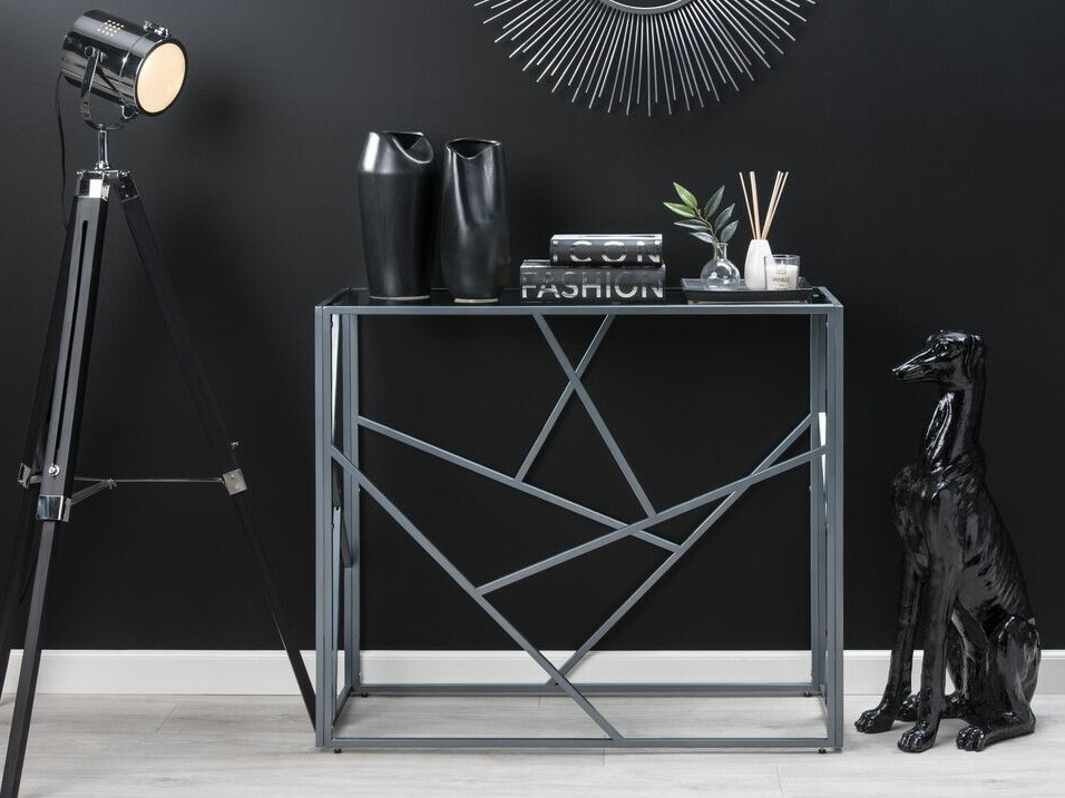 Konzolna miza Berwyn 484 (Srebrna)