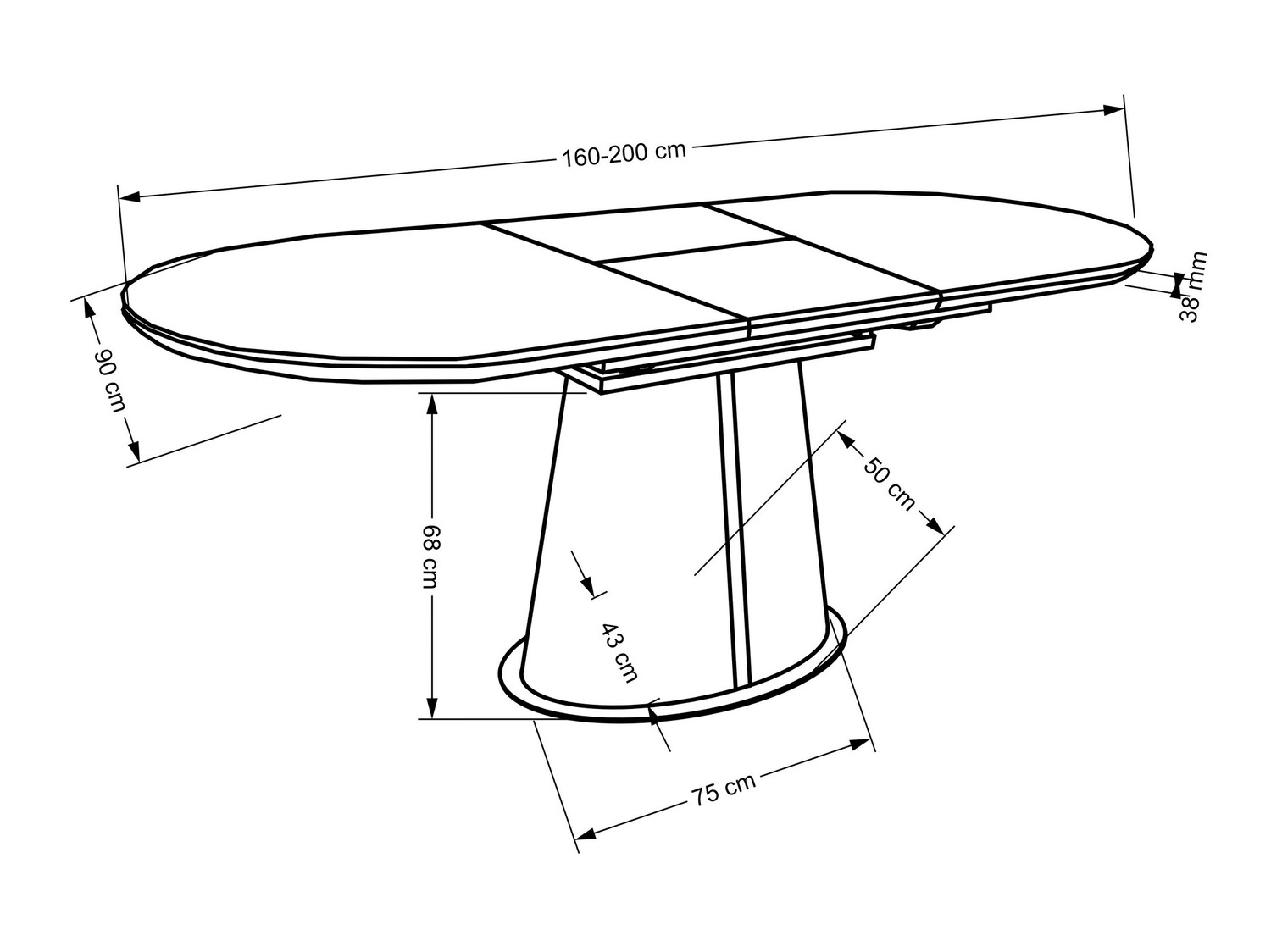 Jedilniški komplet Houston 1577