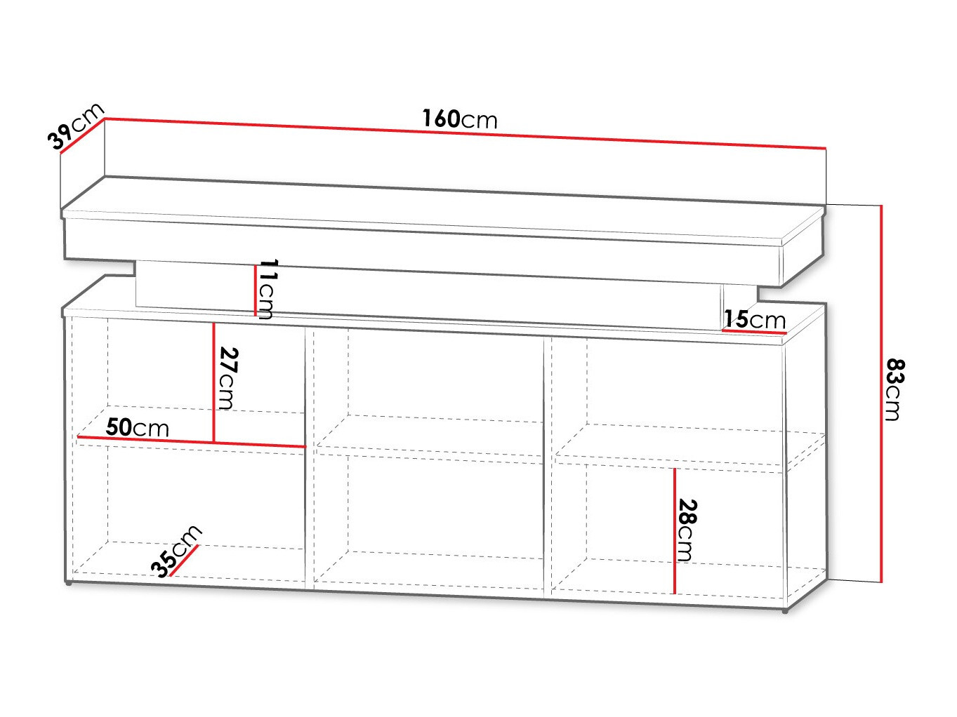 Omarica Monfero (Črna + Sijaj črna)