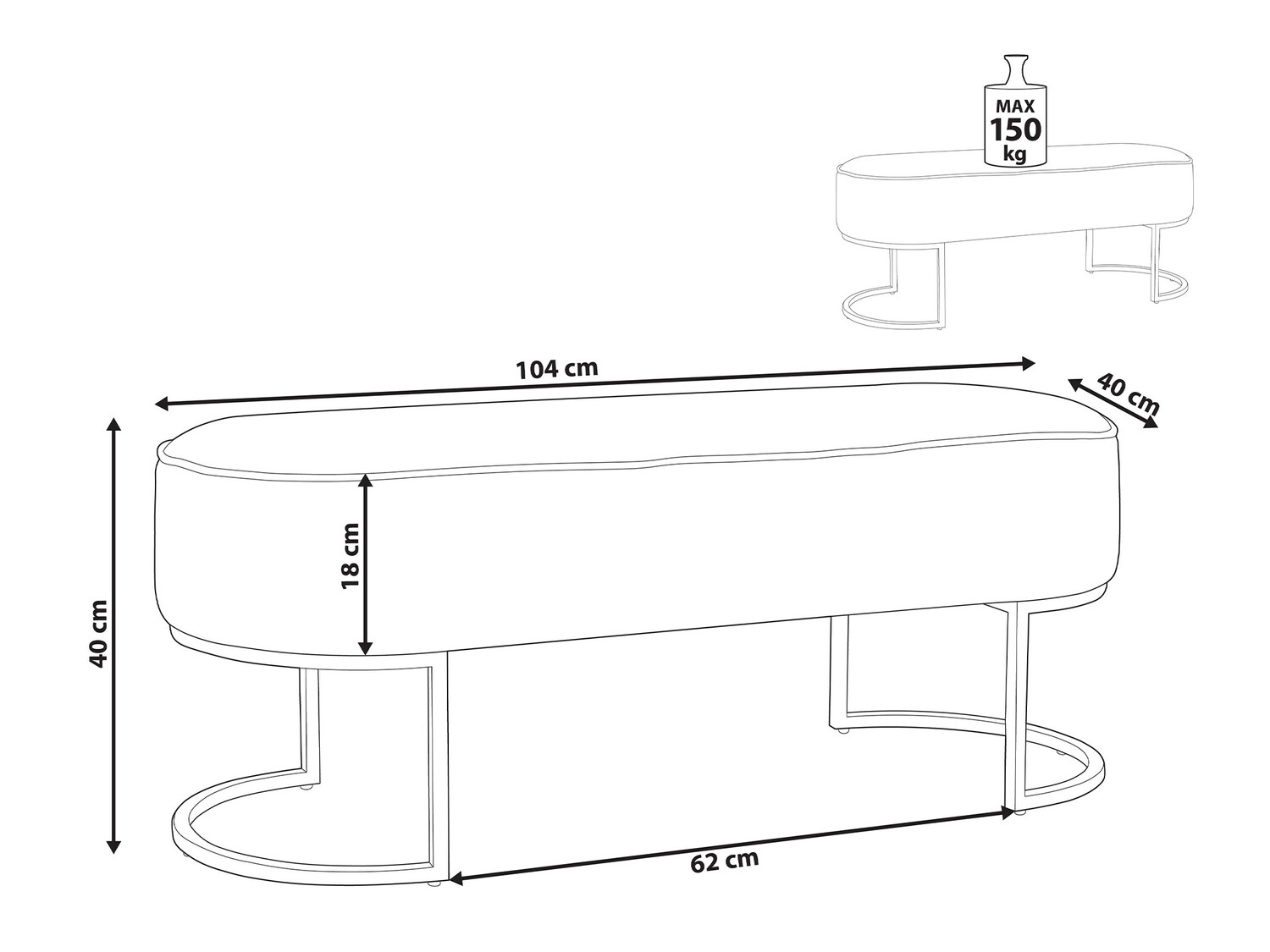 Klop z oblazinjenjem Berwyn 535 (Bež)